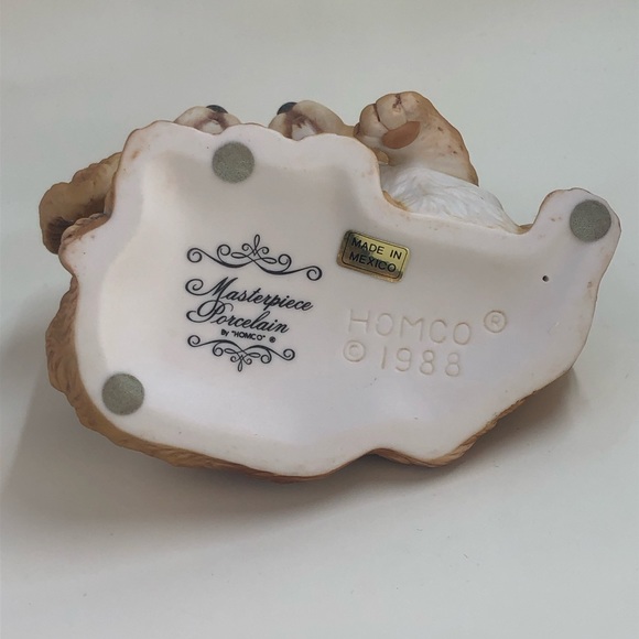 Homco Masterpiece Porcelain Cocker Spaniel Puppy Dogs Figurine - Picture 5 of 15